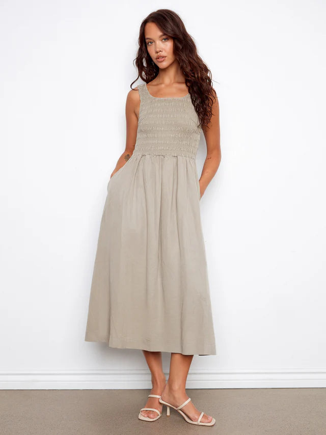 tencel maxi dress Lucid Flow Maxi Dress - Sand