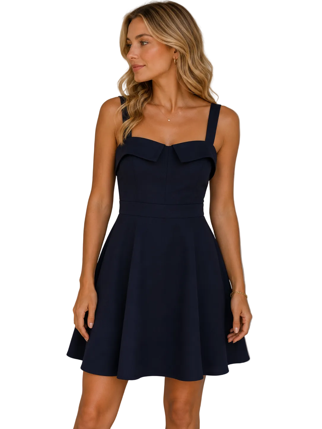 Sleeveless Fit and Flare Tie Back Dress Coral Cove NJ Sleeveless Fit and Flare Tie Back Dress Coral Cove NJ